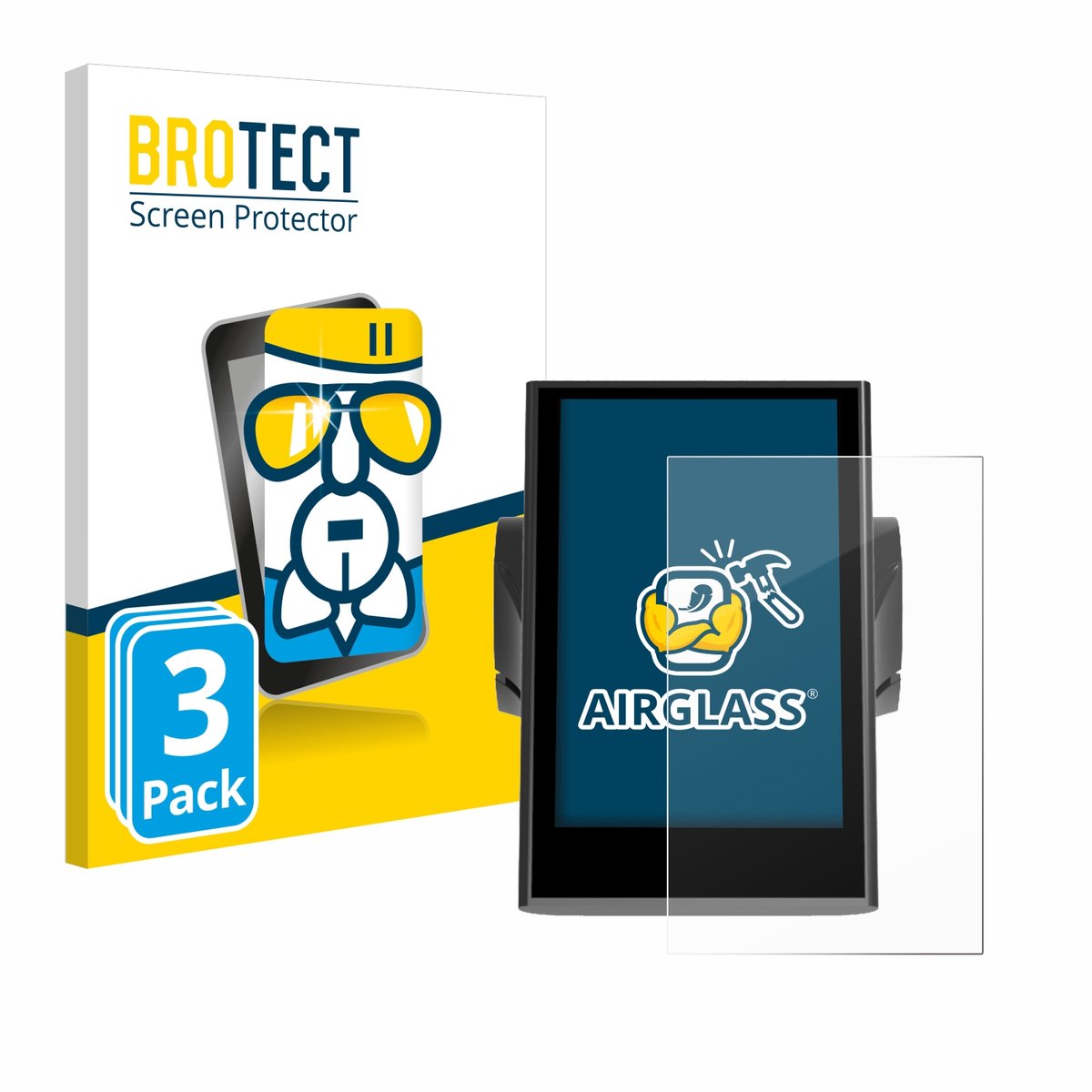 Screenprotector 3 Stuks voor Bafang DP C18 Beschermglas transparant