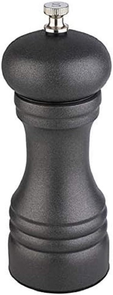 Zoutmolen RVS met Instelbare Maalgraad Gunmetal Grijs Keukenaccessoire