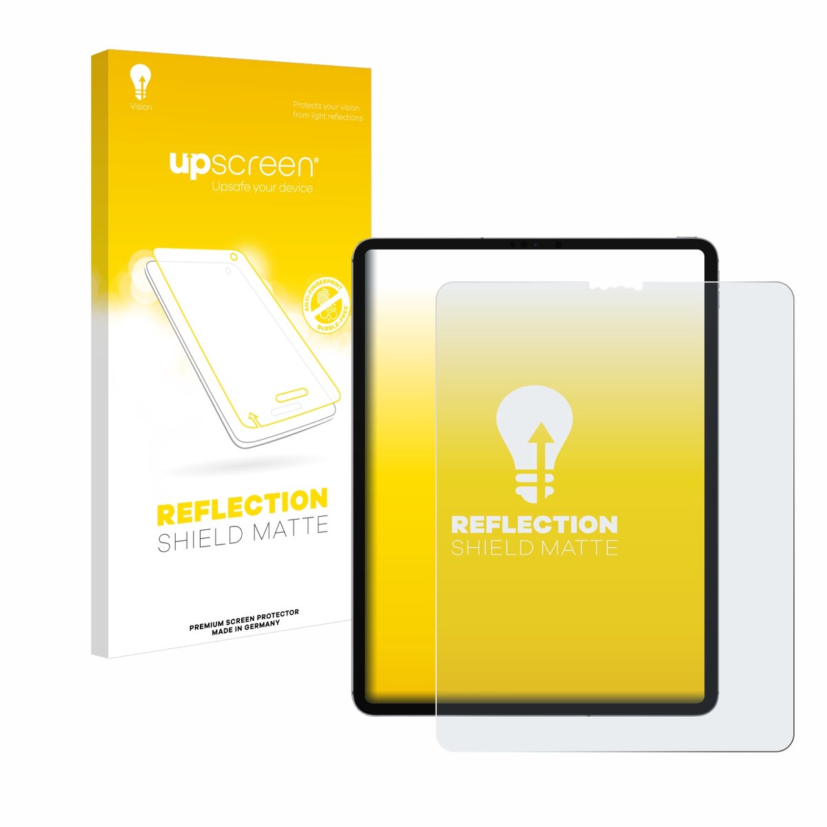upscreen - Screenprotector voor Apple iPad Pro 12.9" 2021 (5. Gen.) - Folie Beschermfolie anti glare matte
