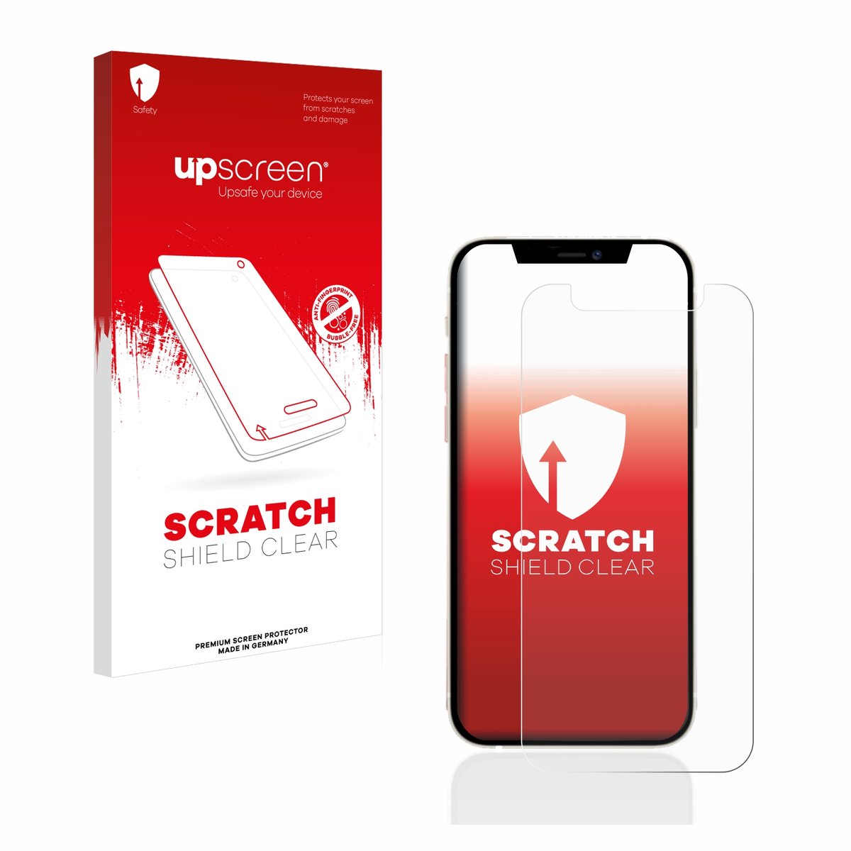 upscreen - Screenprotector voor Apple iPhone 12 mini - Folie Beschermfolie transparant