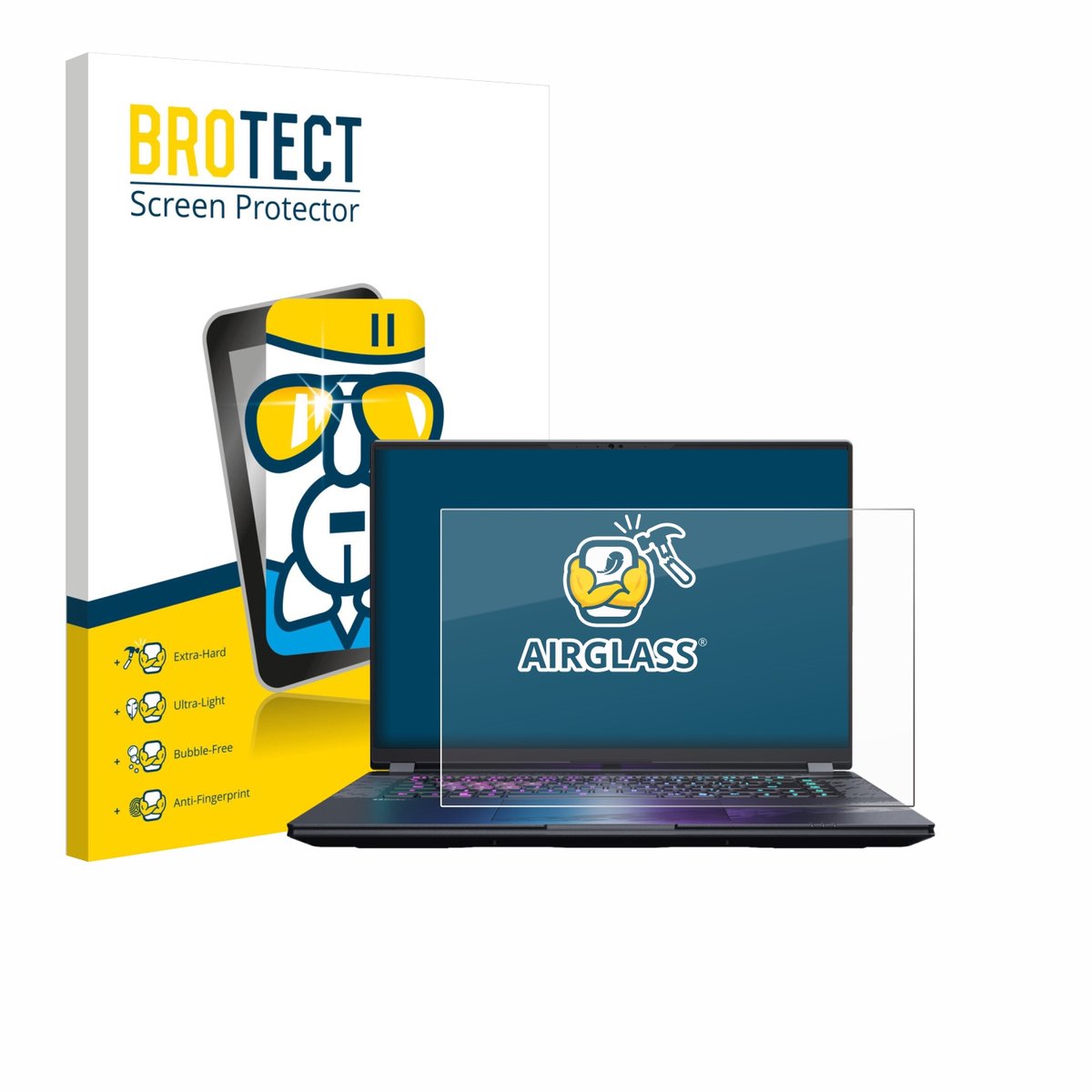 Screenprotector voor Gigabyte AORUS Elite 16 2025 Beschermglas transparant