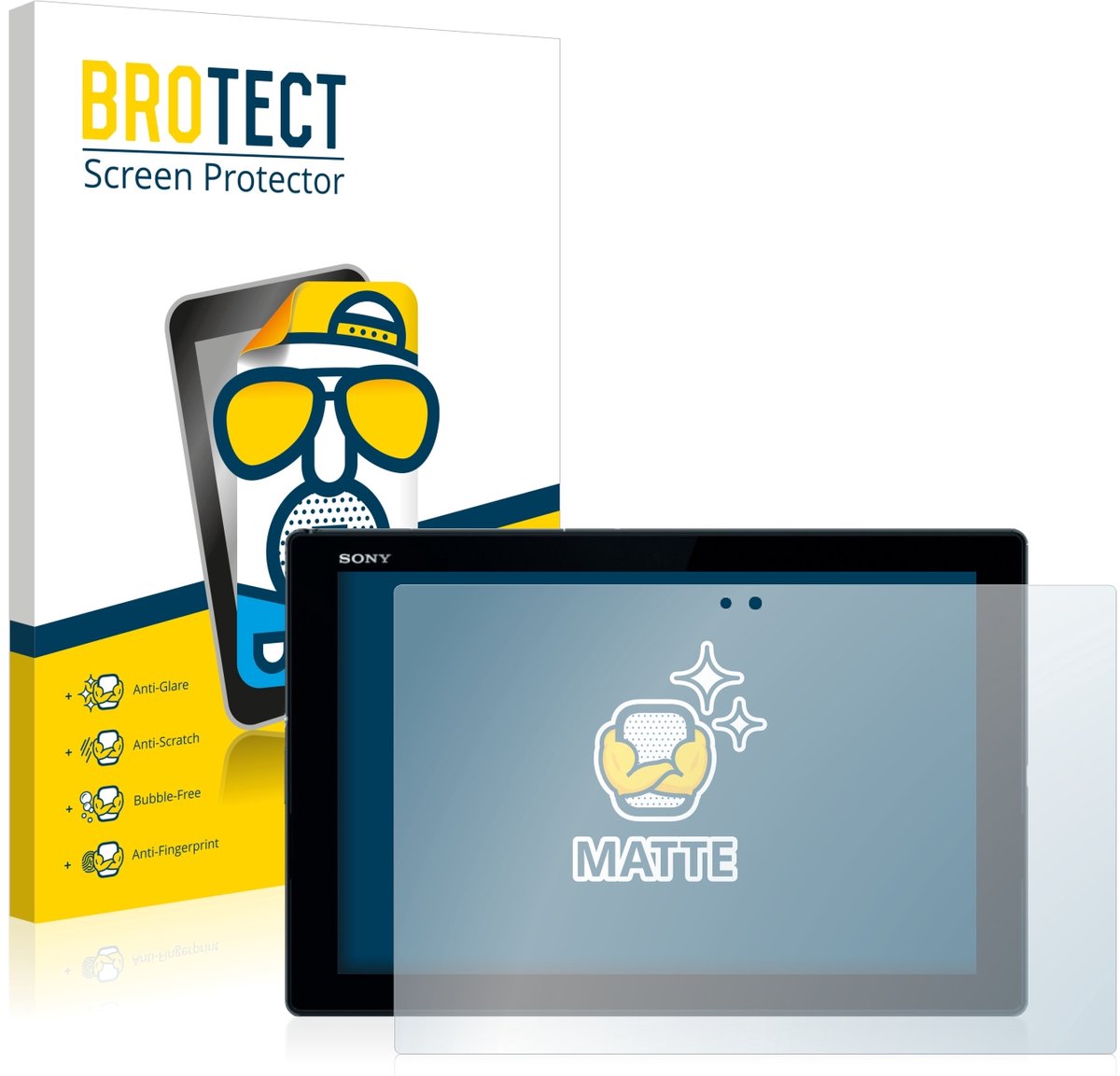 BROTECT - Screenprotector voor Sony Xperia Z4 Tablet - Folie Beschermfolie matte 2 Stuks