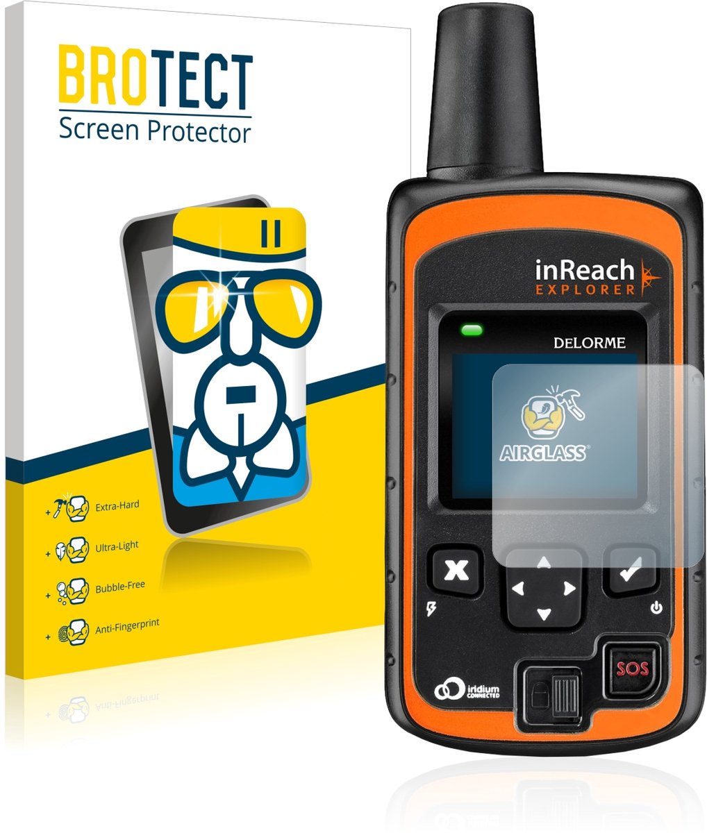 Screenprotector voor DeLorme inReach Explorer Beschermglas transparant