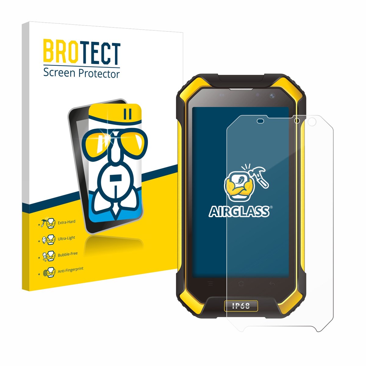 Screenprotector voor Blackview BV6000 / BV6000s Beschermglas transparant