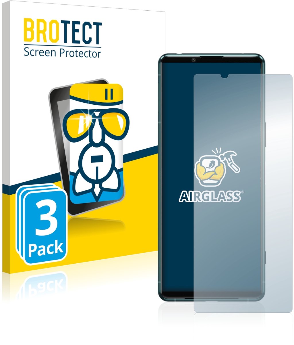 Screenprotector 3 Stuks voor Sony Xperia 5 III Beschermglas transparant