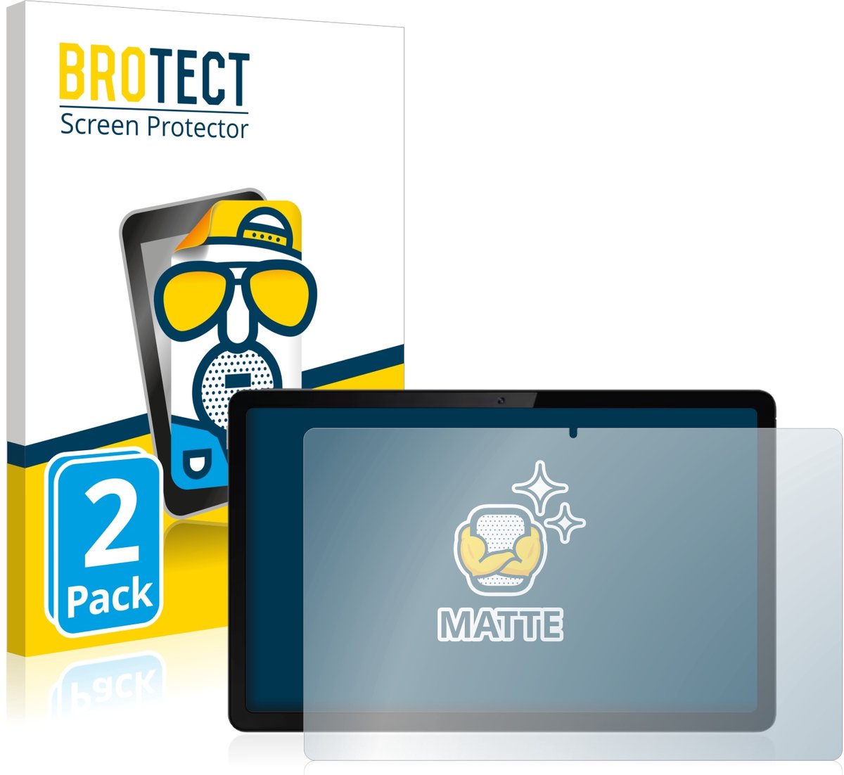 BROTECT - Screenprotector voor realme Pad 10.4" - Folie Beschermfolie matte 2 Stuks