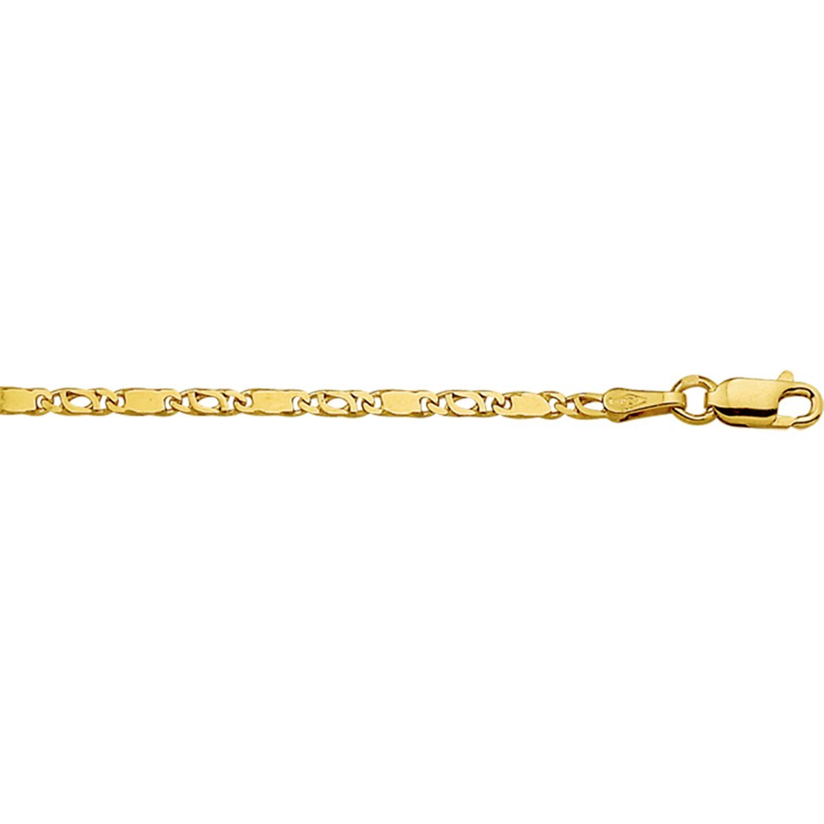 Collier valkenoog met tussenstuk 2,1 mm