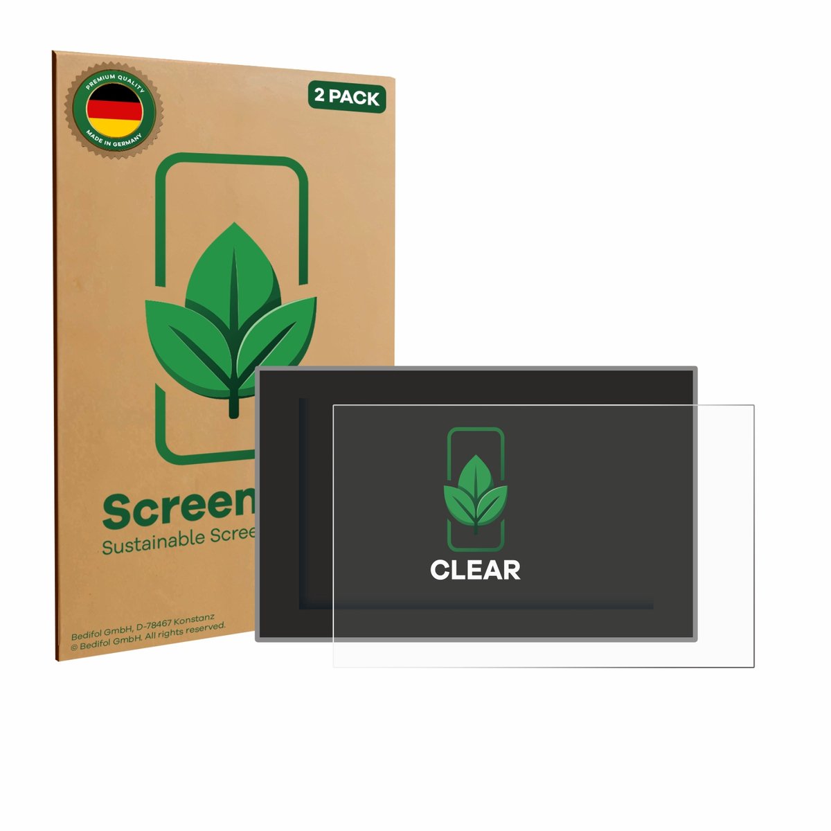 ScreenLeaf - Screenprotector voor Dacia Bigster 2025 10" - Duurzame schermbescherming Folie Beschermfolie transparant 2 Stuks