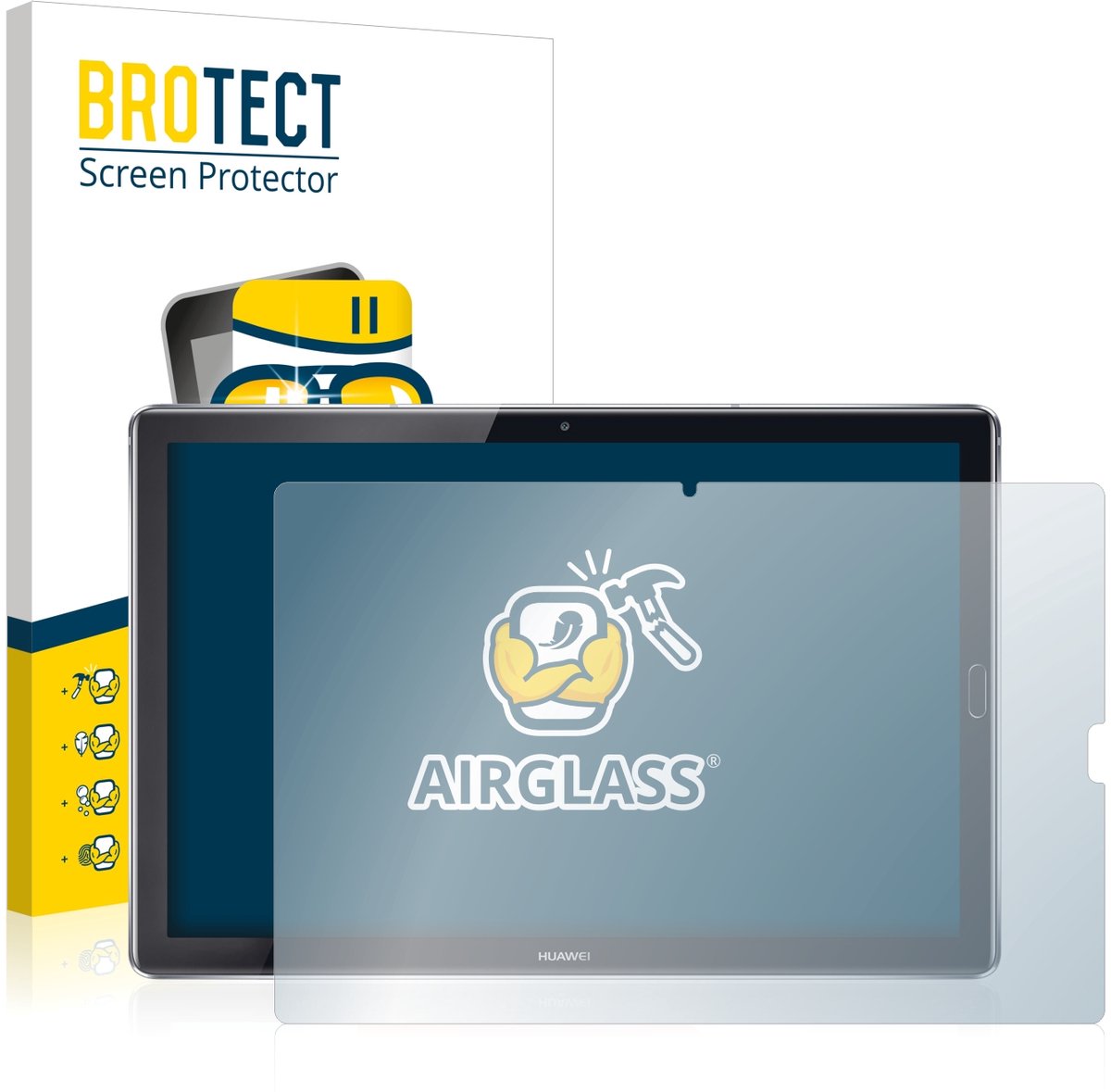 Screenprotector voor Huawei MediaPad M5 10.8 / 10.8 Pro Beschermglas transparant