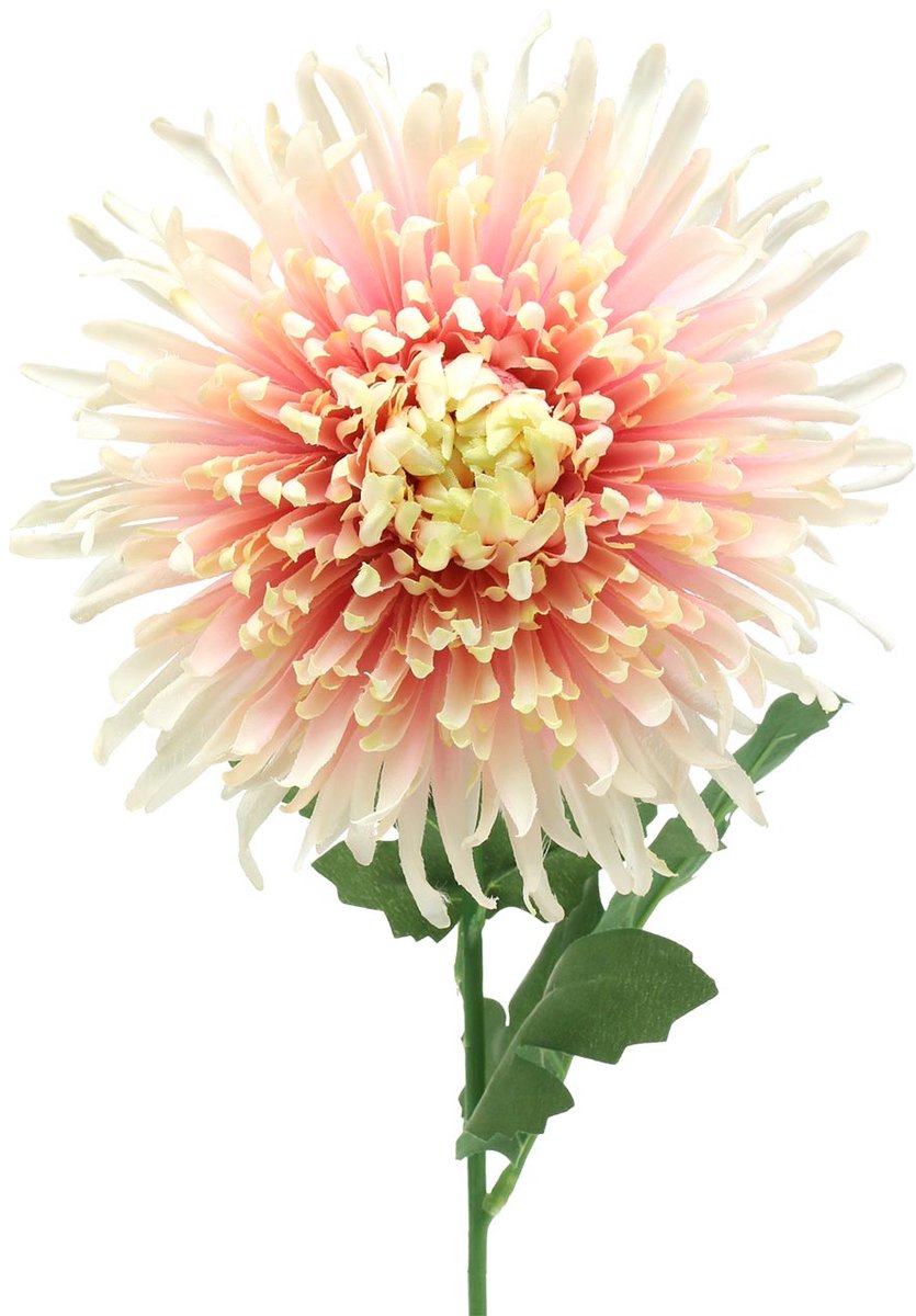 Viana Chrysant bloemtak roze kunstmatig 64cm