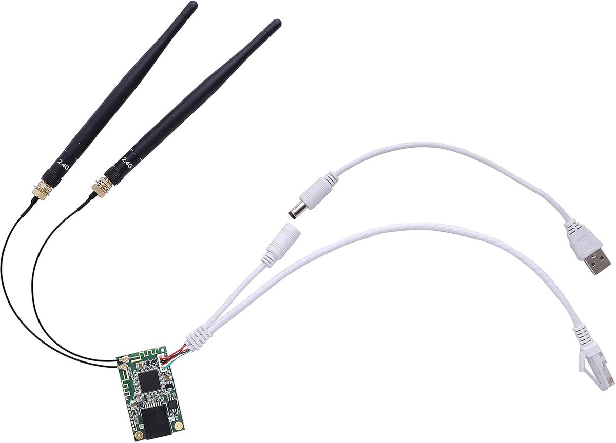 Draadloos Access Point Router Repeater Bridge 2.4GHz Mini Module met Antennes