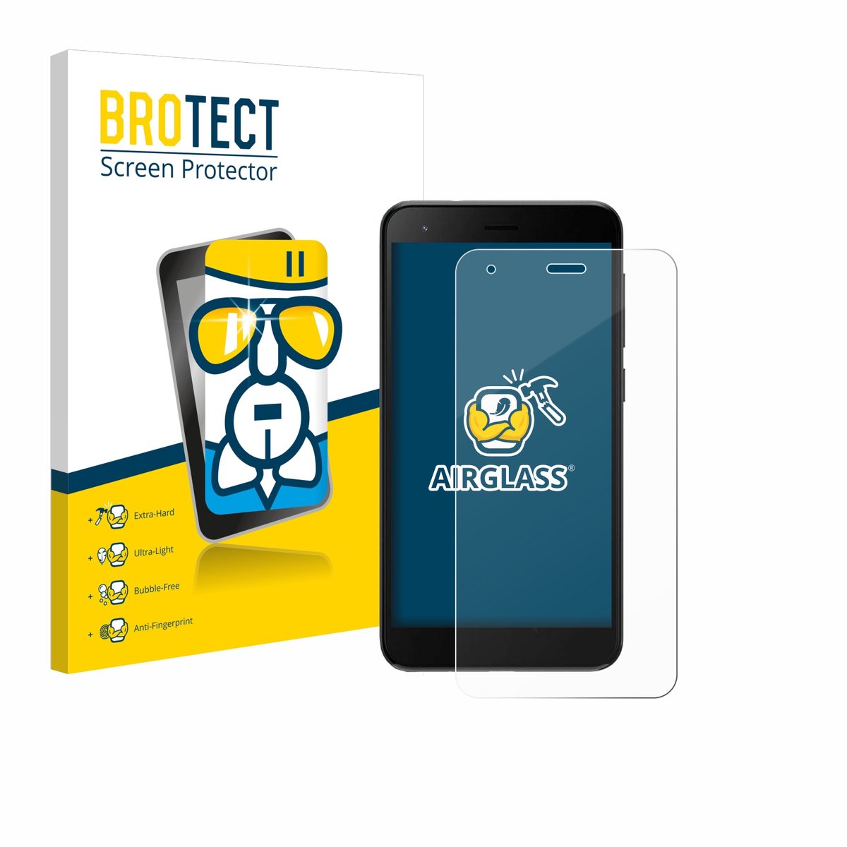 Screenprotector voor ZTE Blade A35 lite Beschermglas transparant