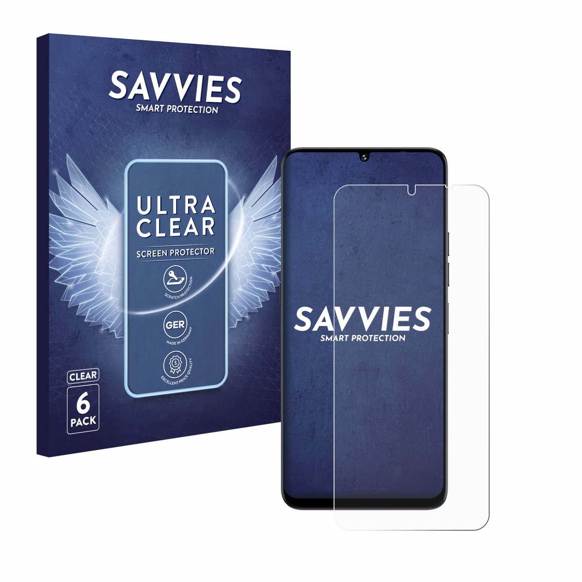 Savvies - Screenprotector voor Umidigi G9 5G - Folie Beschermfolie transparant 6 Stuks