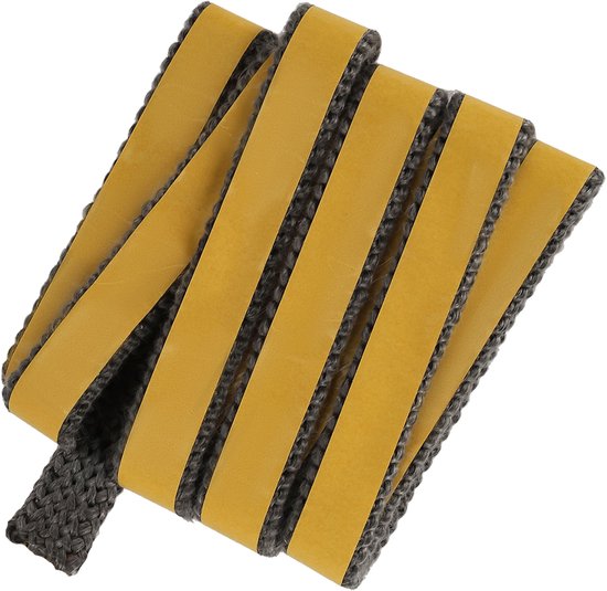 Glasvezel Kachelband 20x4mm, Zelfklevende Hittebestendige Ovenafdichting 2,5m voor Haard & Kachel