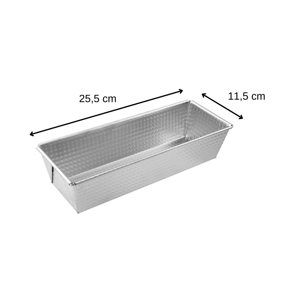 Set van 2 cakevormen 25,5 x 11,2 cm Zenker Silver