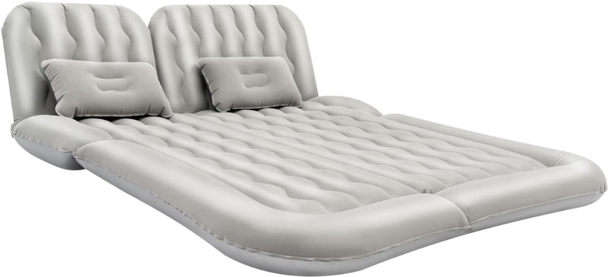 RWB® Auto Matras - Auto Luchtbed - Opblaasbed Auto - Grijs -