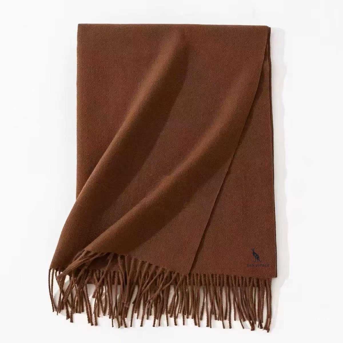 San Vitale® - Omslagdoek dames - Shawl - Stola - Bruin