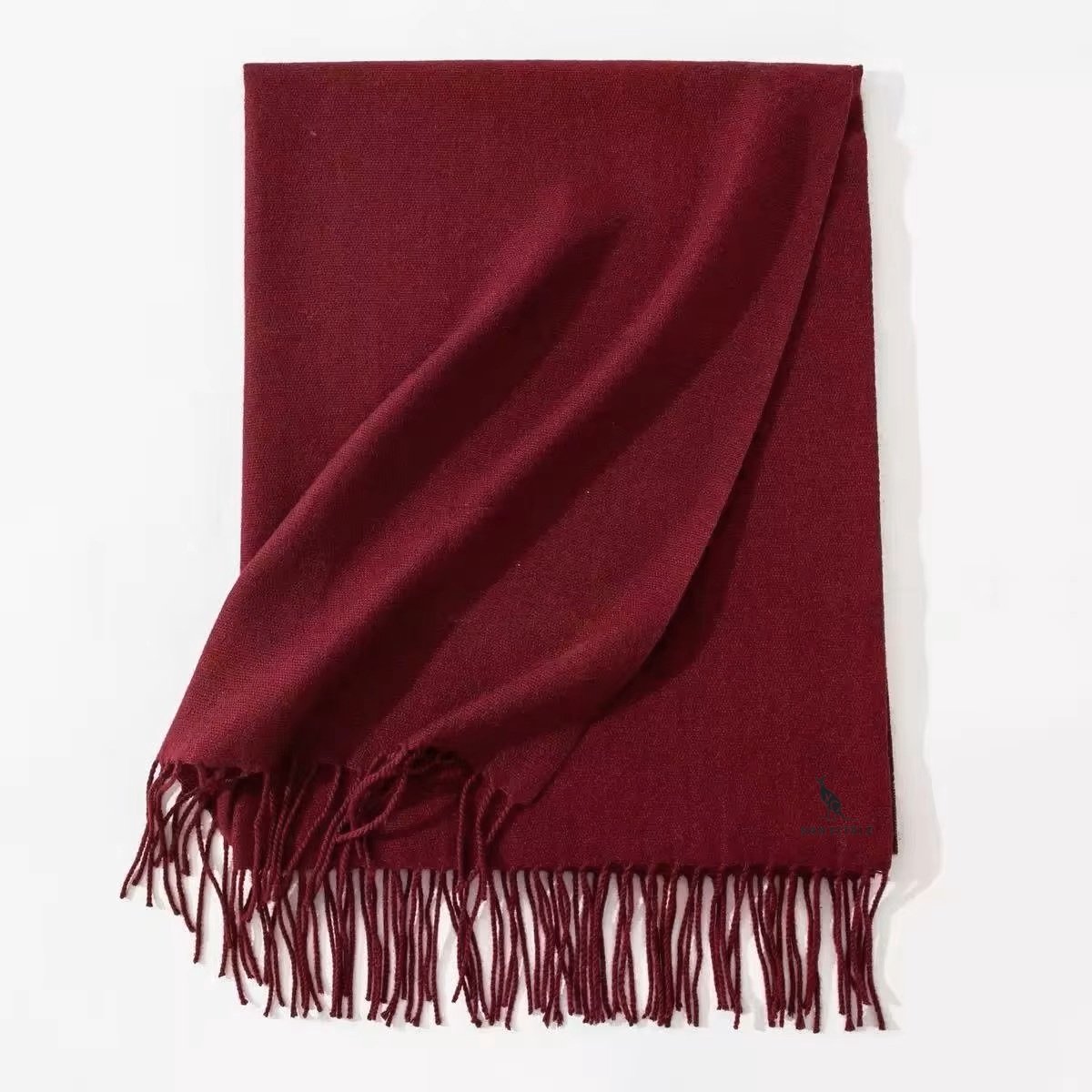 San Vitale® - Omslagdoek dames - Shawl - Stola - Burgundy