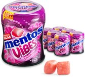 Mentos Gum Vibes Raspberry - Kauwgom - Suikervrij - 6x30stuks