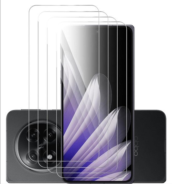 Foto: Schermbeschermer 4 pack compatibel met merk gehard glas krasbestendig oliebestendig hoesvriendelijk hoog doorlatend glas geschikt voor model kleur 