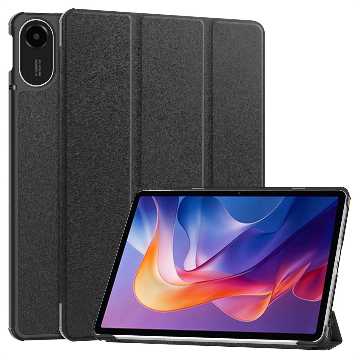 imoshion Tablet Hoes - Geschikt voor Xiaomi Redmi Pad 2 - Trifold Bookcase - Zwart