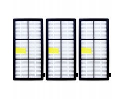 Sillar 3x Stofzuigerfilter - HEPA-filter voor Robotstofzuiger - geschikt voor iRobot Roomba Serie 800 900 – vervangingsfilter voor modellen 966, 971, 975, 980, 981