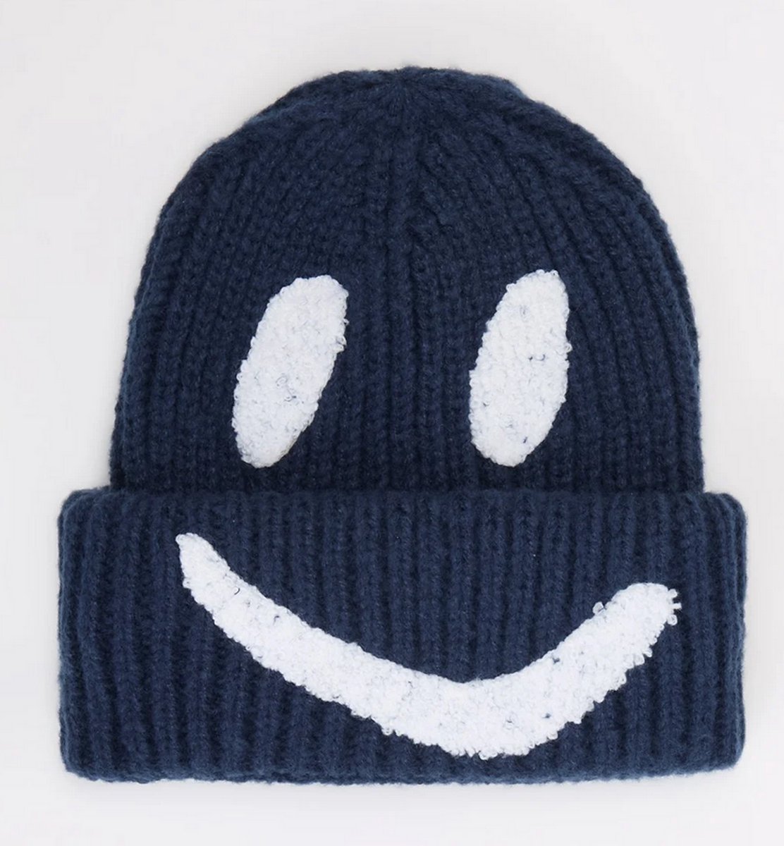 Molo Kim muts met print - Donkerblauw - Maat 1-4 jaar