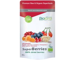 Biotona Superberries organic dried berries bio 250 Gram