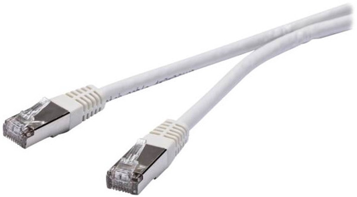Vivanco VVITLANC650W netwerkkabel Wit 5 m Cat5e