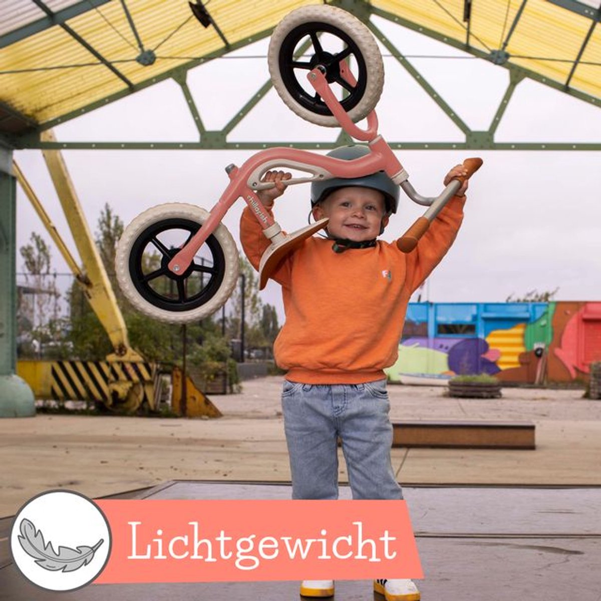Chillafish Loopfiets 2 jaar - Lichtgewicht met verstelbaar zadel en stuur - Roze - Loopfiets voor jongens en meisjes tot 4 jaar met handvat om te dragen en anti lek banden - Model Charlie — afbeelding 11