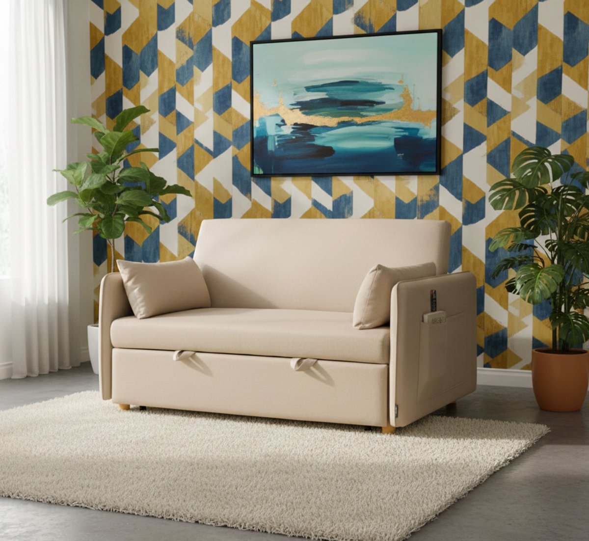 ComfortFlex 3-in-1 Slaapbank – Compact, Comfortabel & Multifunctioneel,A-Furniture