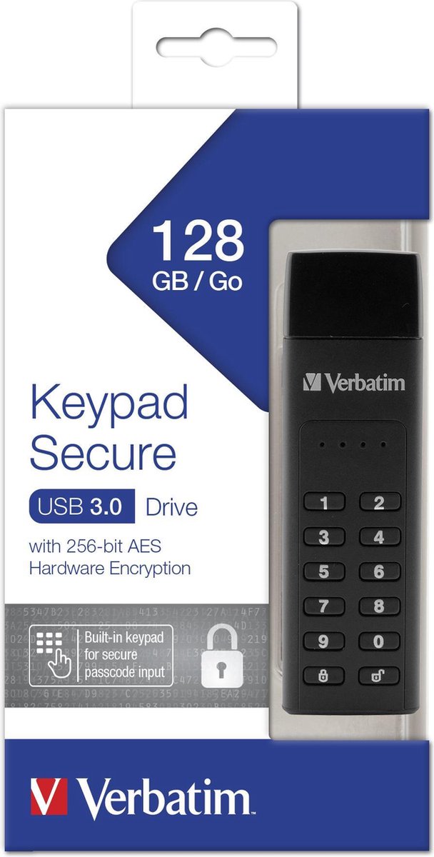 Verbatim Keypad Secure 128GB USB 3.0