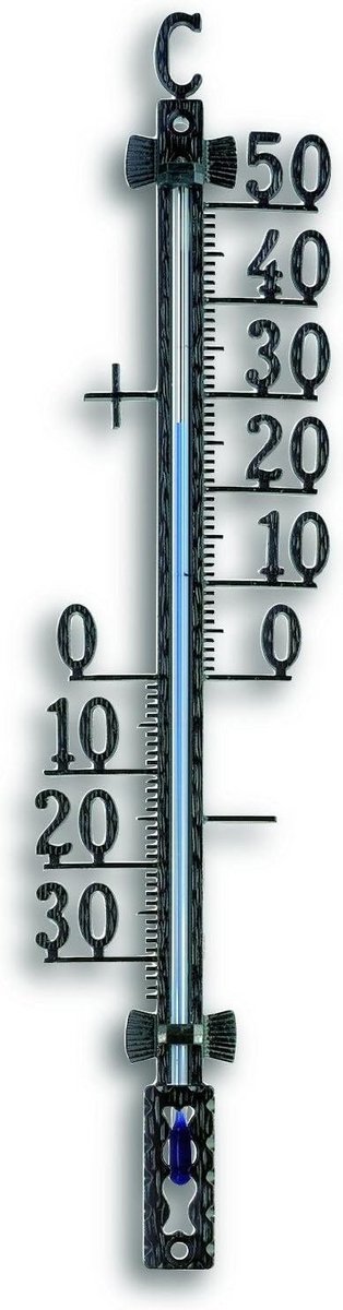 Analoge Buitenthermometer van Metaal Weerbestendig Hoog voor Buiten