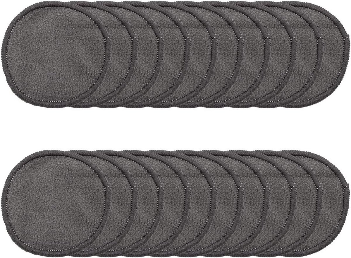 Allecto - Make-up Remover Pads - Wasbare Bamboe - Herbruikbaar - Mesh Waszak - 20 Stuks - Alle Huidtypes - Geschikt voor - Kleur of model