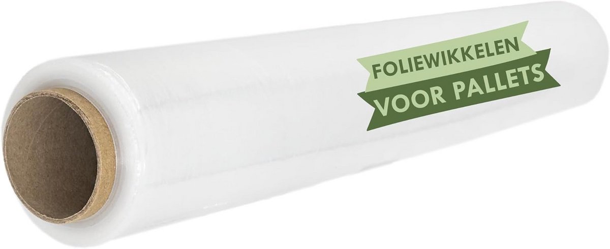 Stevige Rekfolie 300m x 50cm Transparant voor Verhuizen en Opslag