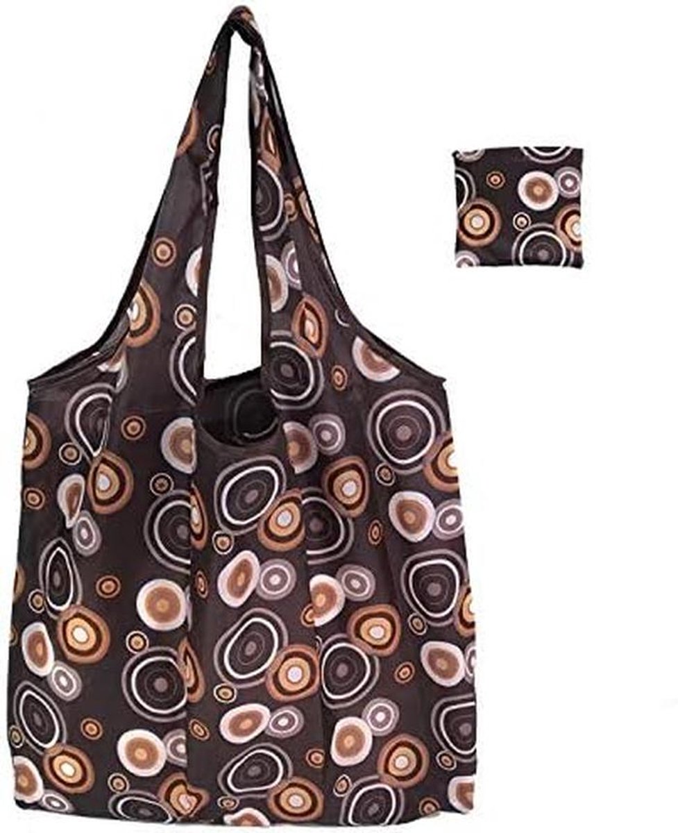 Extra Grote Herbruikbare Vouwbare Dames Tas Eco Boodschappentas Print