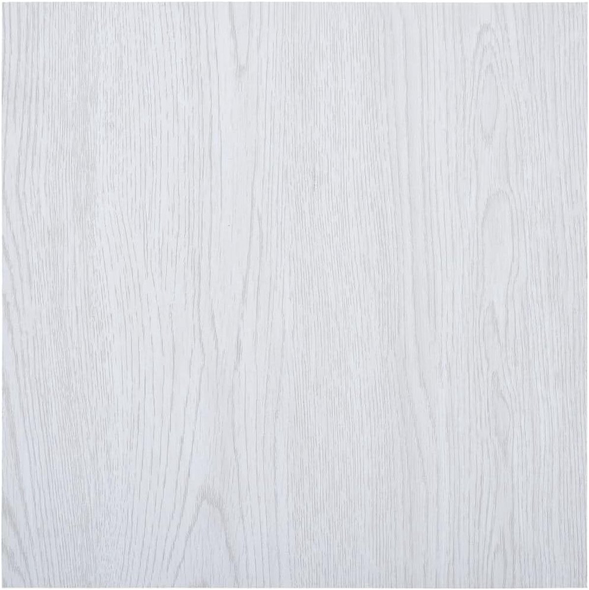 Zelfklevende PVC Vloerplanken Wit 5,11m² Waterdicht en Duurzaam
