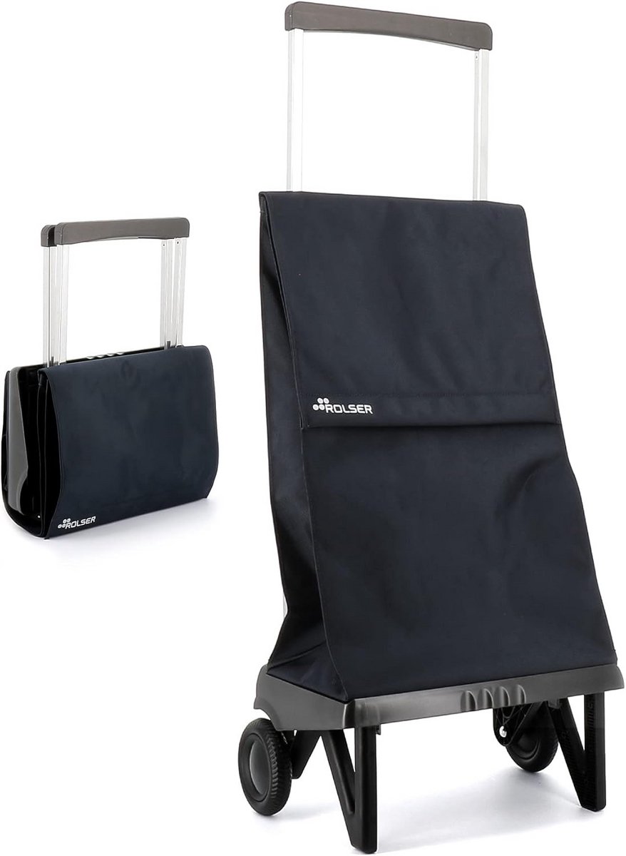 Opvouwbare Boodschappentrolley met 2 Wielen - Compact en Lichtgewicht