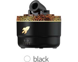 Aroma Diffuser Cannon – Unieke Mistuitstoot als Kanon – RGB Sfeerverlichting – Luchtbevochtiger & Aromatherapie – Zwart / Wit