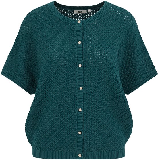 WE Fashion Dames vest met open structuur