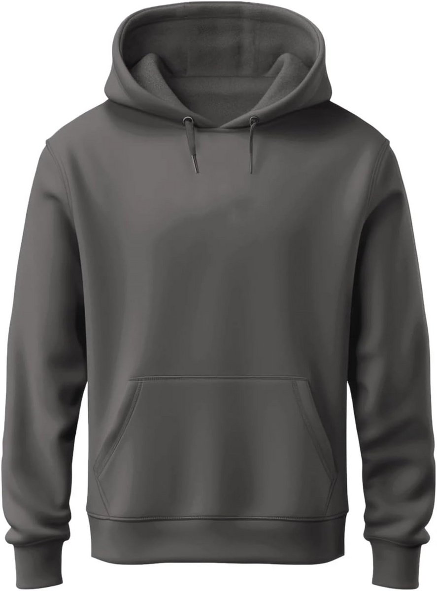 Heren Hoodie Katoen Blend Regular Fit Zachte Sweatshirt met Kangoeroezak