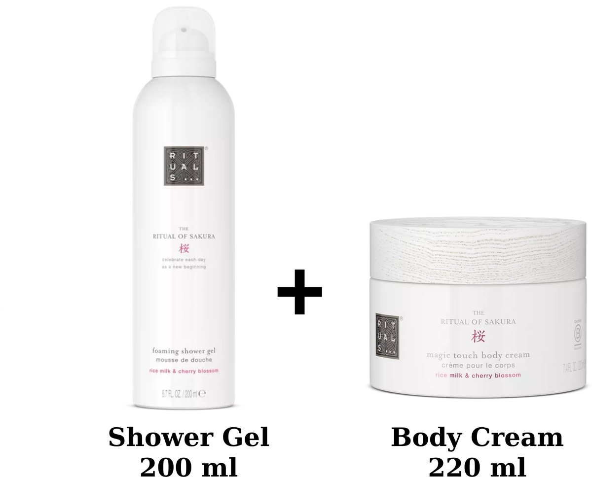 Rituals - Sakura - Duo Set - Shower Gel 200 ml + Body Cream 220 ml