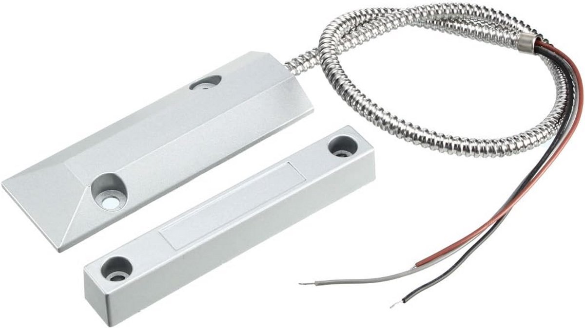 Veiligheidscontact voor Roldeur en Garagedeur NC/NO Reed Schakelaar