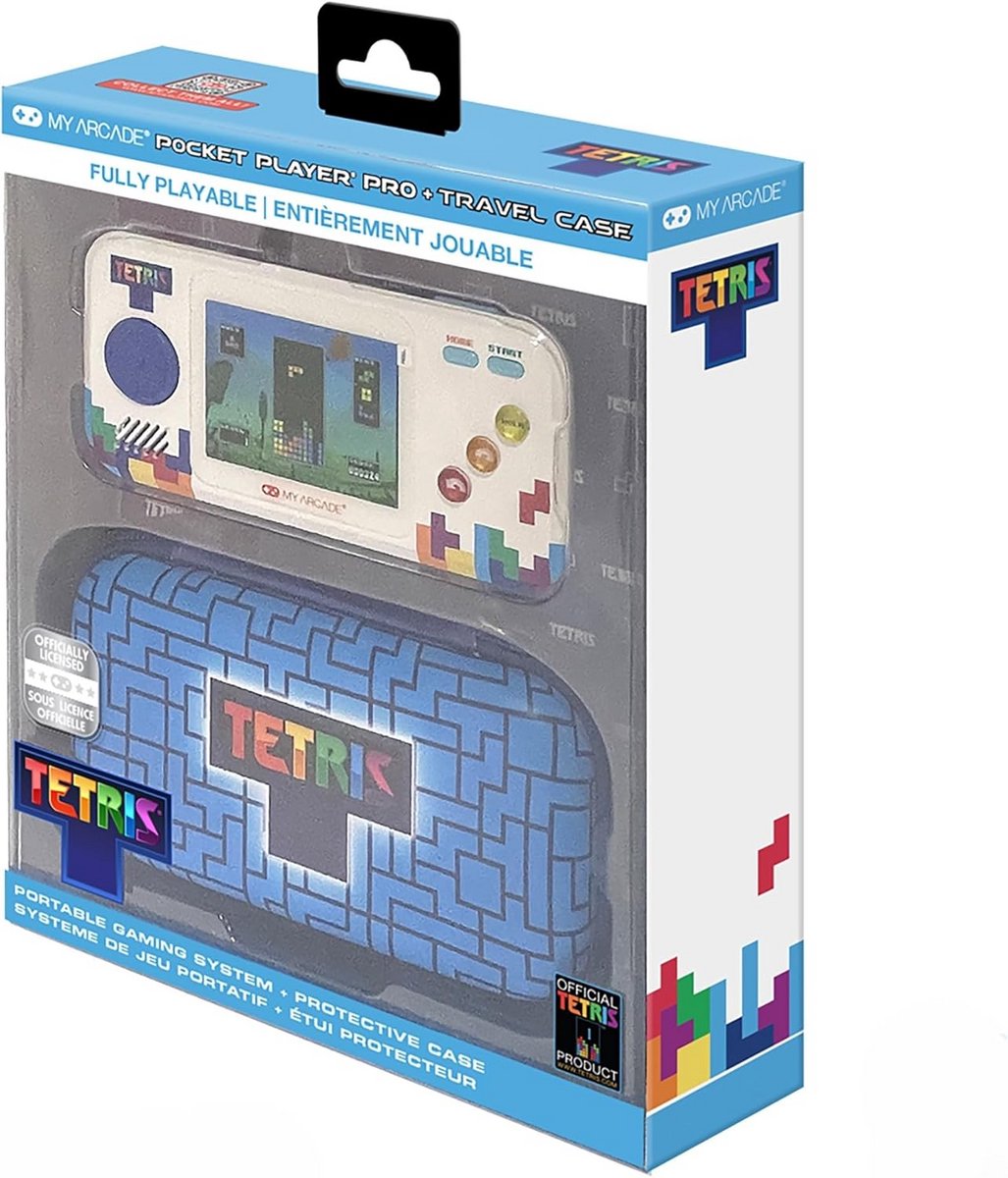 Draagbare Spelconsole met Ingebouwde Tetris en Tas