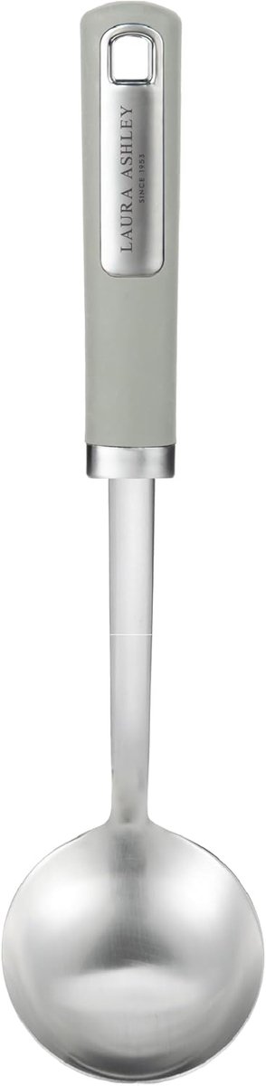 RVS Soeplepel met Ergonomisch Soft Grip Handvat - Hittebestendig Serveergerei (175ml)