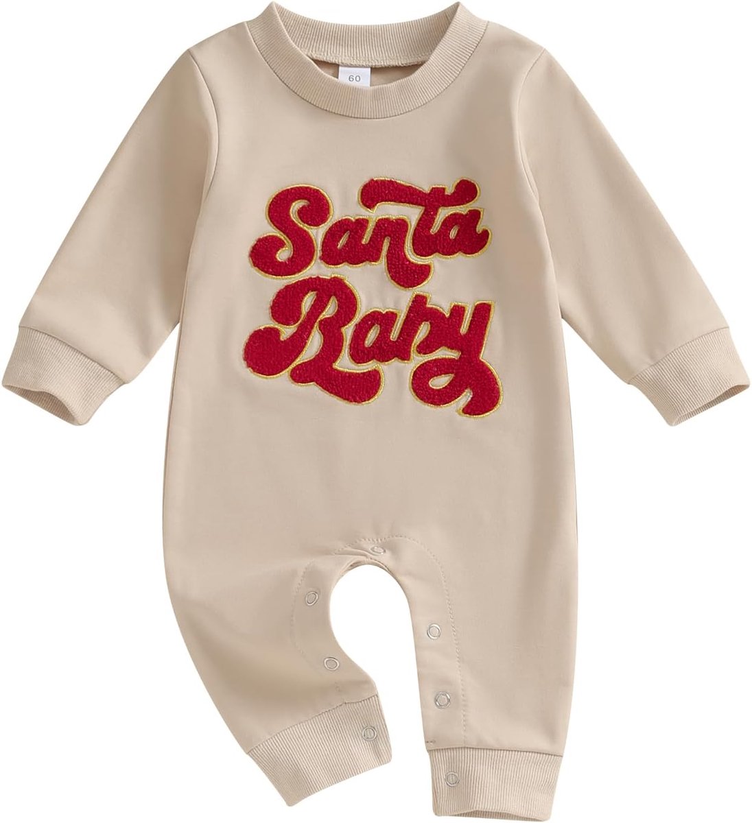 Feestelijke Kerst Romper voor Pasgeboren Baby Meisjes en Jongens