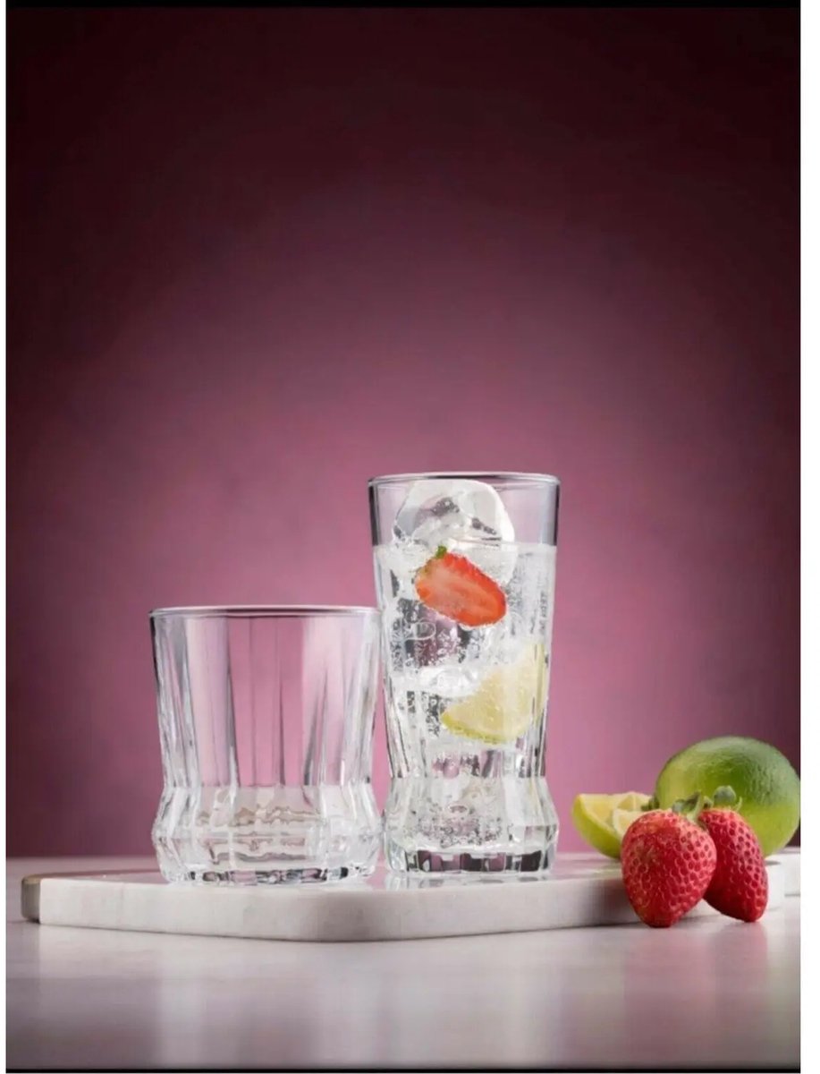 Pasabahce - Longdrinkglas set - Gaia - 285 ml - helder - set van 6