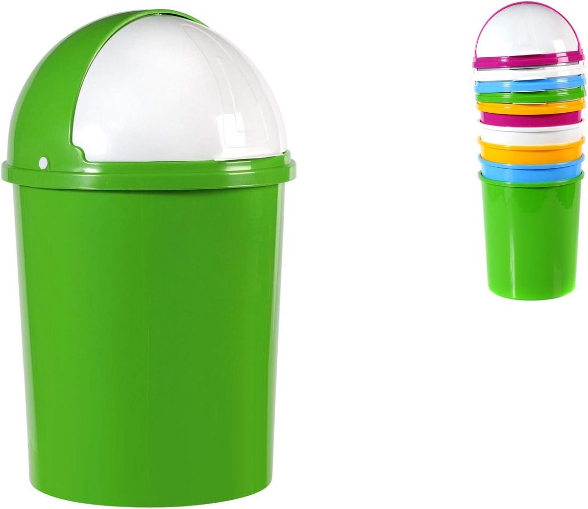 Afvalemmer - Prullenbak - Keuken Afval - Met Deksel - 6 Liter