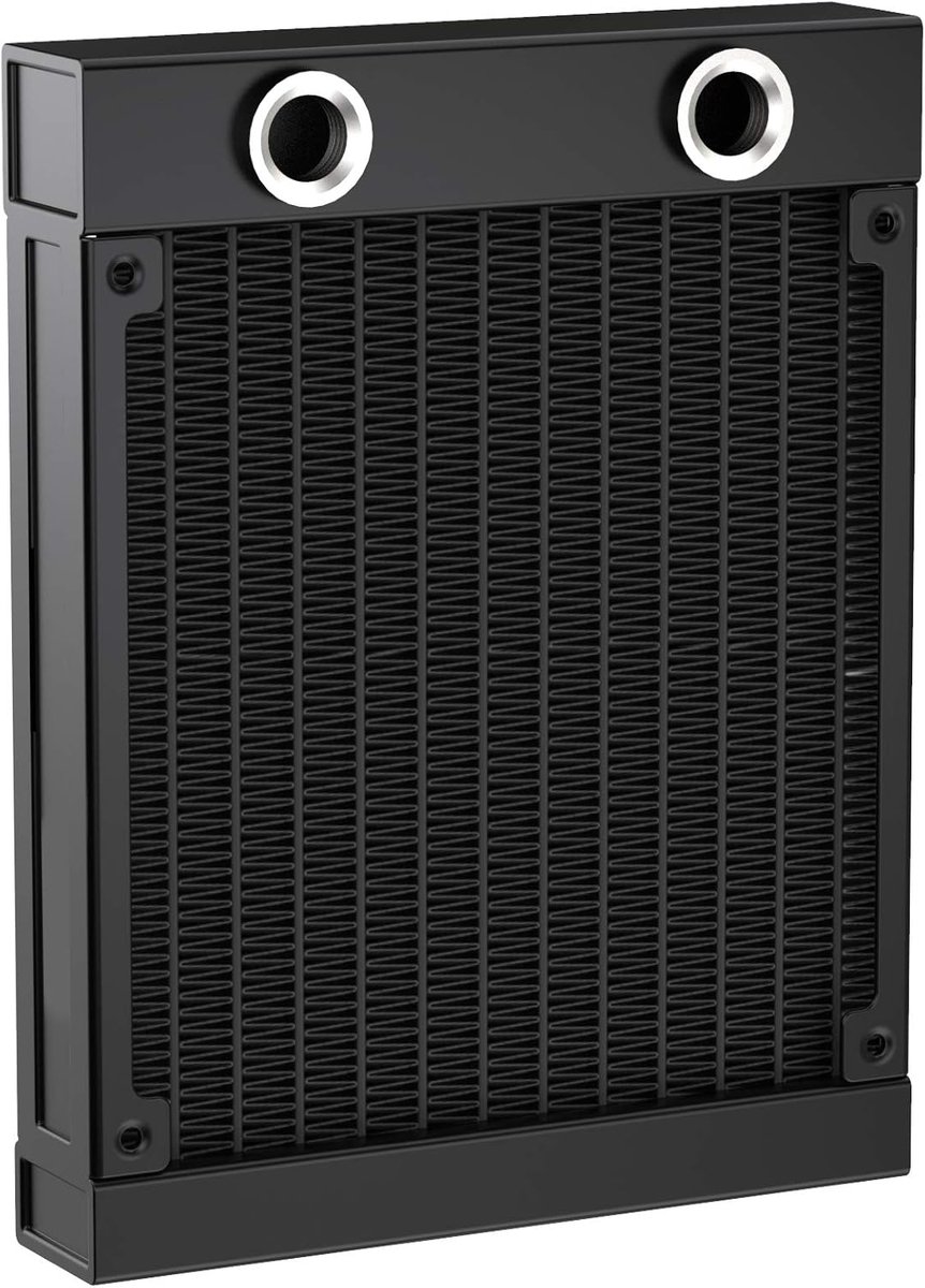 Waterkoeler 120mm Aluminium Warmtewisselaar voor PC CPU Koelsysteem - G1/4 Aansluiting