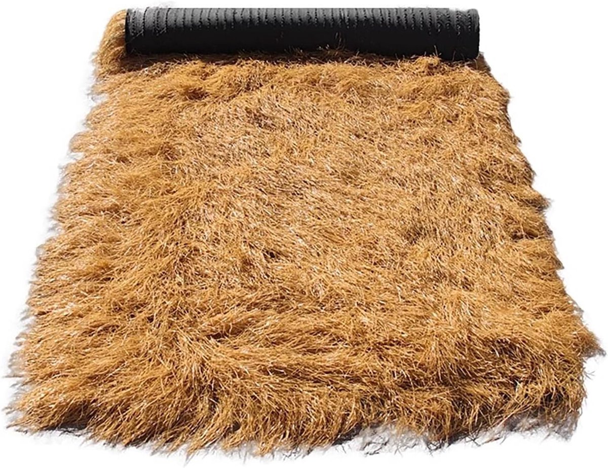 Kunstgras Dakrol - Rieten Dakbedekking - Decoratie Buiten - Brandwerend Materiaal - 1m x 1